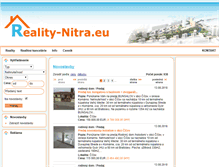 Tablet Screenshot of novostavby.reality-nitra.eu