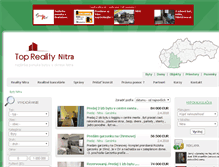 Tablet Screenshot of byty.reality-nitra.info