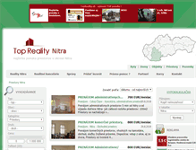 Tablet Screenshot of priestory.reality-nitra.info