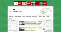 Desktop Screenshot of domy.reality-nitra.info